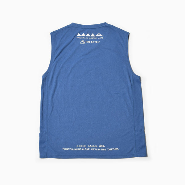 MMA Ranor RYOGEN POLARTEC®︎ Sleeve-less (Blue) – MOUNTAIN MARTIAL