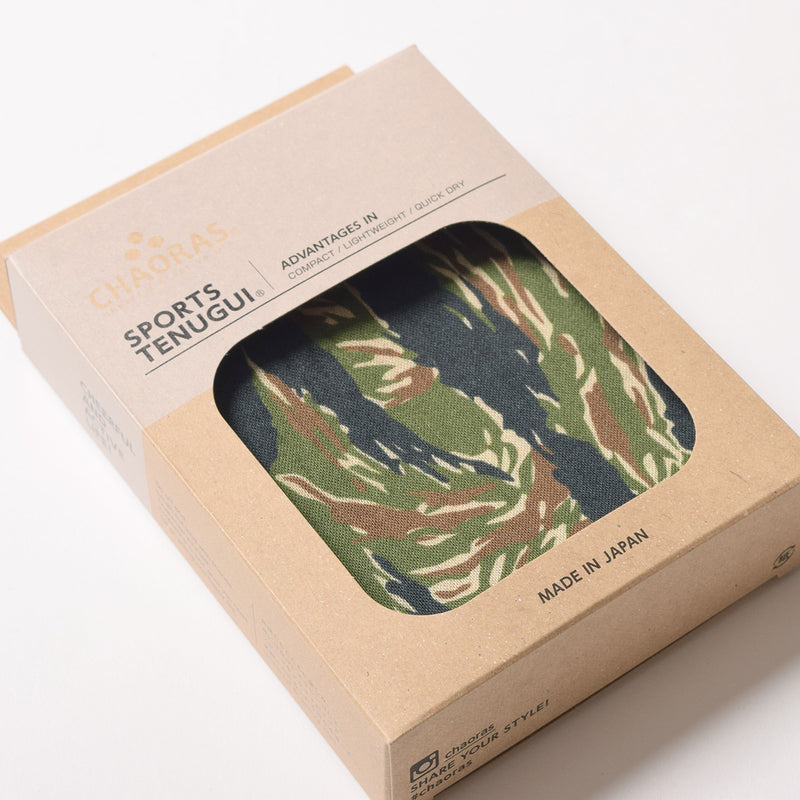 MMA×CHAORAS® Sports Tenugui (Tiger Camo)