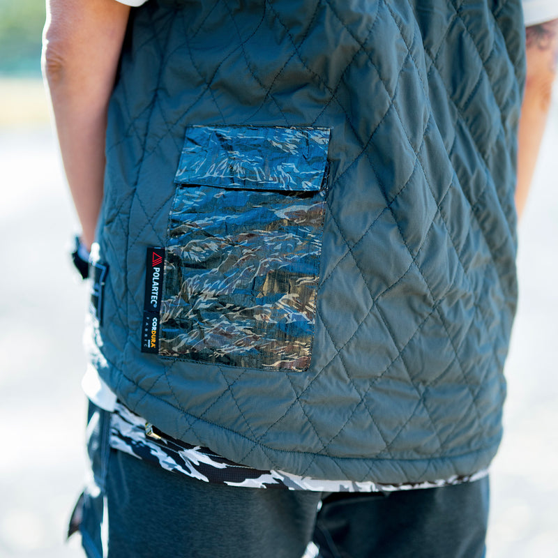 MMA CORDURA®︎ POLARTEC®︎ Quilting Vest (Black)