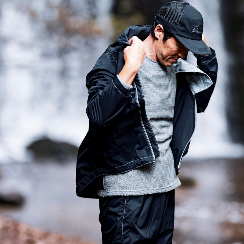 MMA PERTEX® Wind Shell+POLARTEC® Alpha Direct LS Tee (Black)