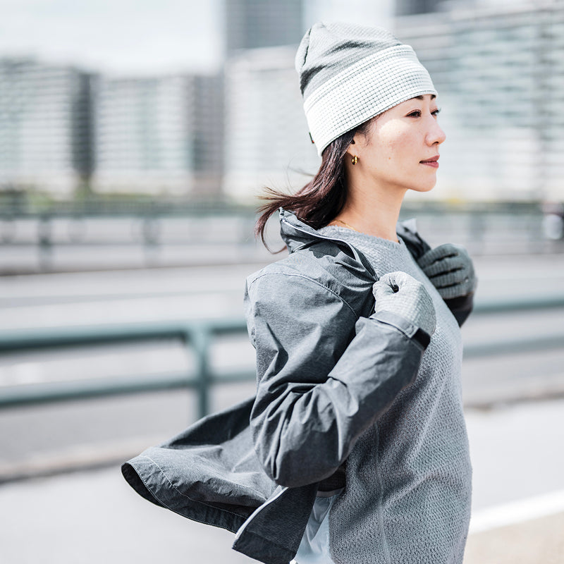 MMA PERTEX® Wind Shell+POLARTEC® Alpha Direct LS Tee (Charcoal)