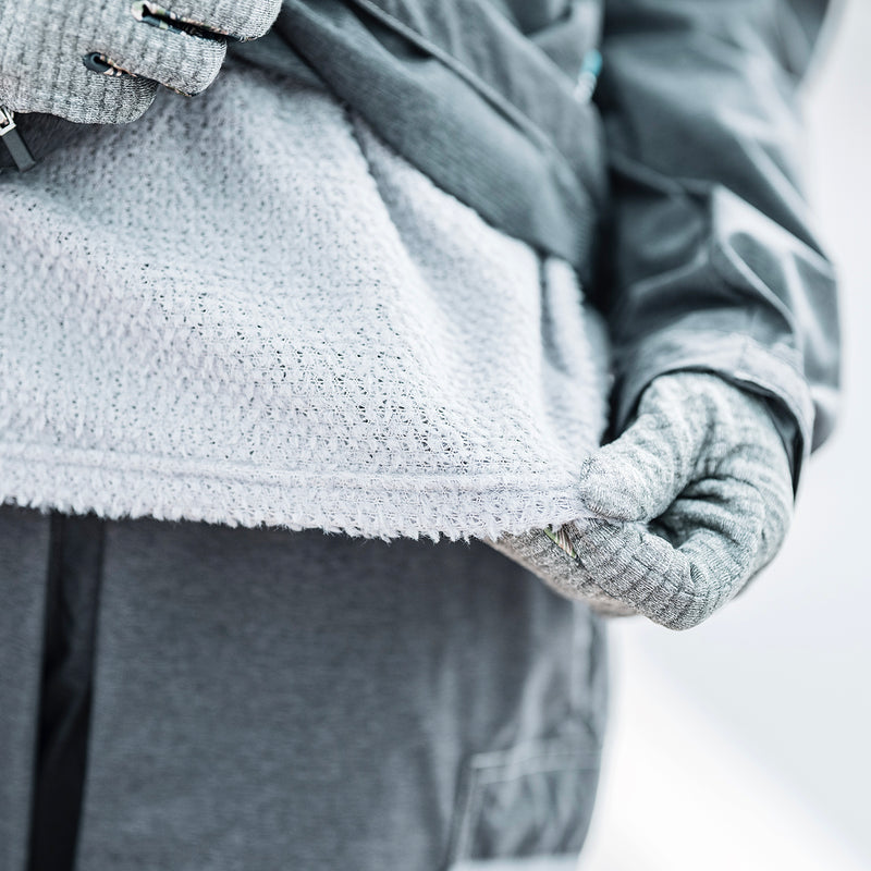 MMA PERTEX® Wind Shell+POLARTEC® Alpha Direct LS Tee (Charcoal)