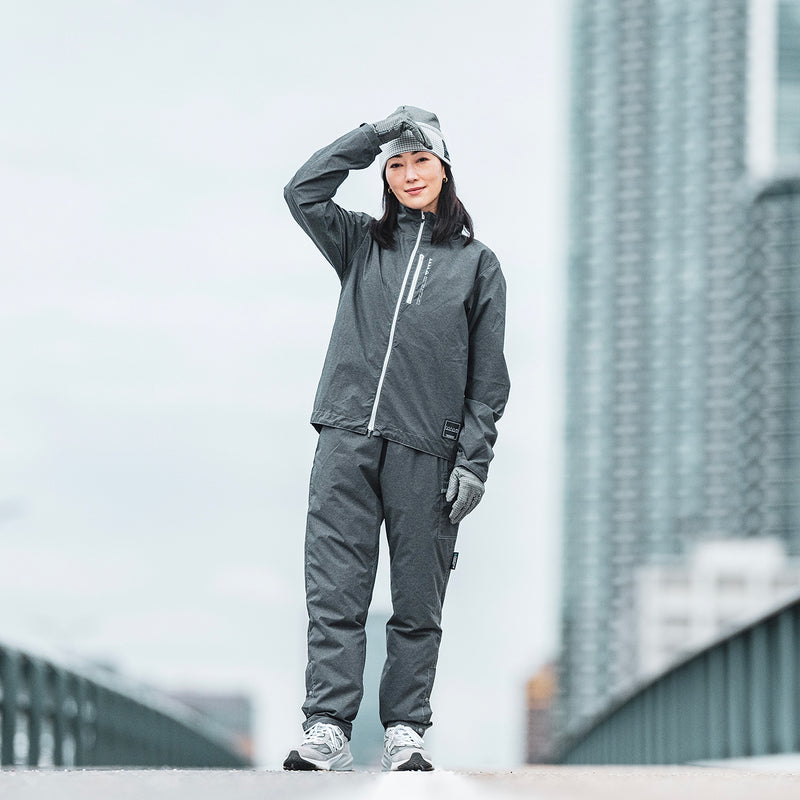 MMA PERTEX® Wind Shell+POLARTEC® Alpha Direct LS Tee (Charcoal)