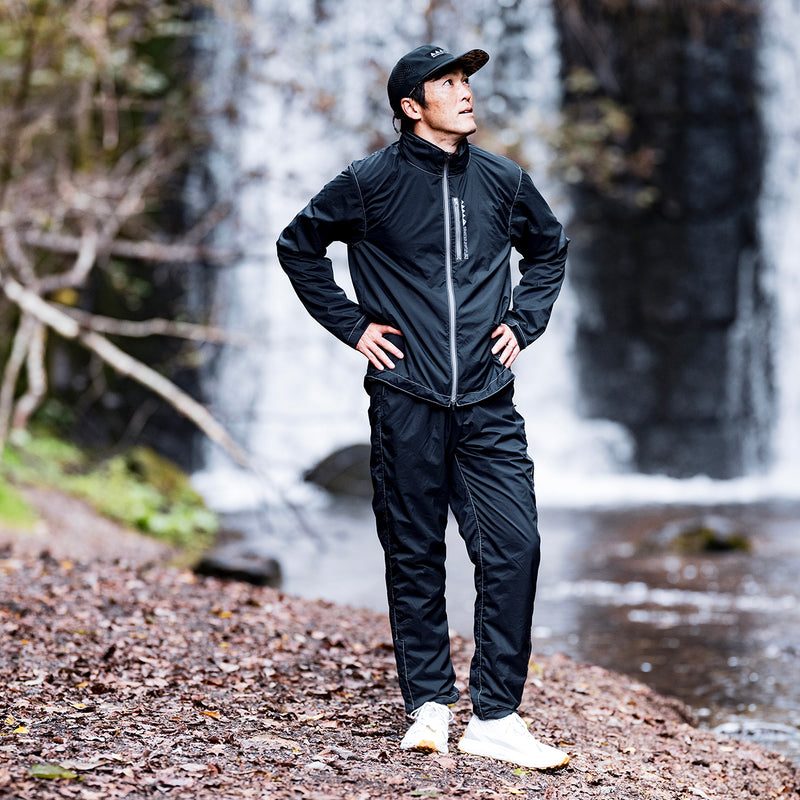 MMA PERTEX® Wind Pants + POLARTEC® Alpha Direct Tights (Black)