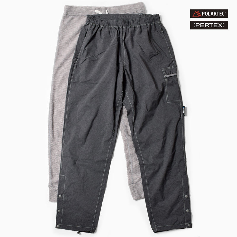MMA PERTEX® Wind Pants + POLARTEC® Alpha Direct Tights (Charcoal)