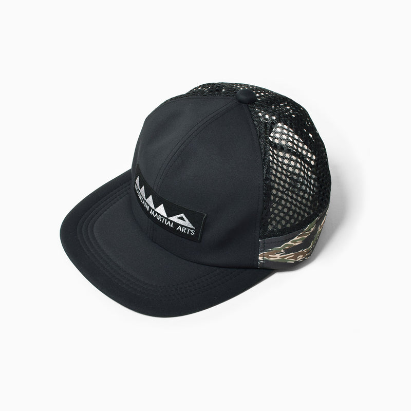 MMA Logo 6-Panel Mesh Cap (Black)