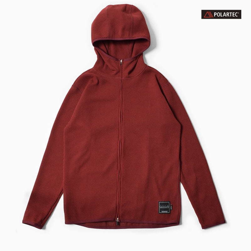 MMA POLARTEC®︎ Net Mesh Hoodie (Wine) – MOUNTAIN MARTIAL ARTS TOKYO