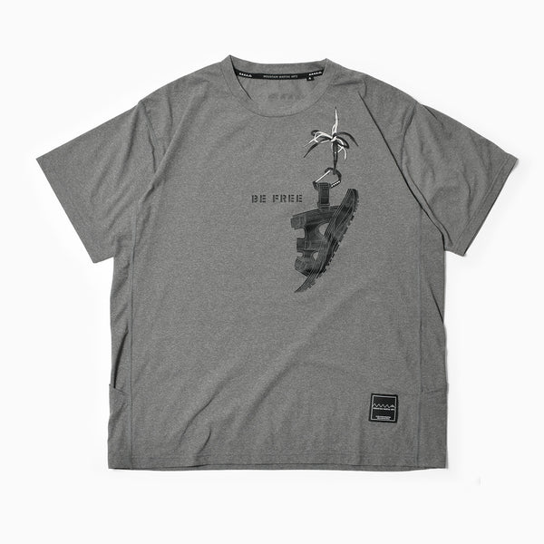 MMA rig BE FREE Tee (Charcoal)