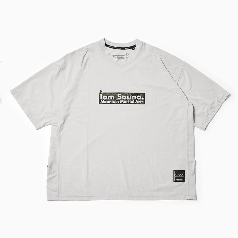 MMA I am Sauna Camo Logo Tee (Gray)