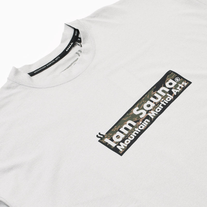 MMA I am Sauna Camo Logo Tee (Gray)