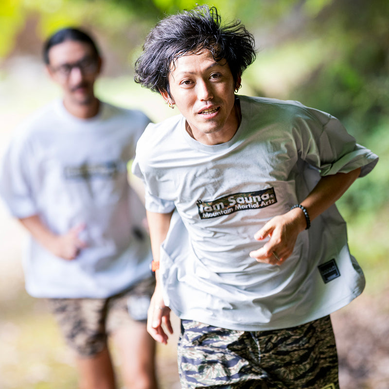 MMA I am Sauna Camo Logo Tee (Gray)