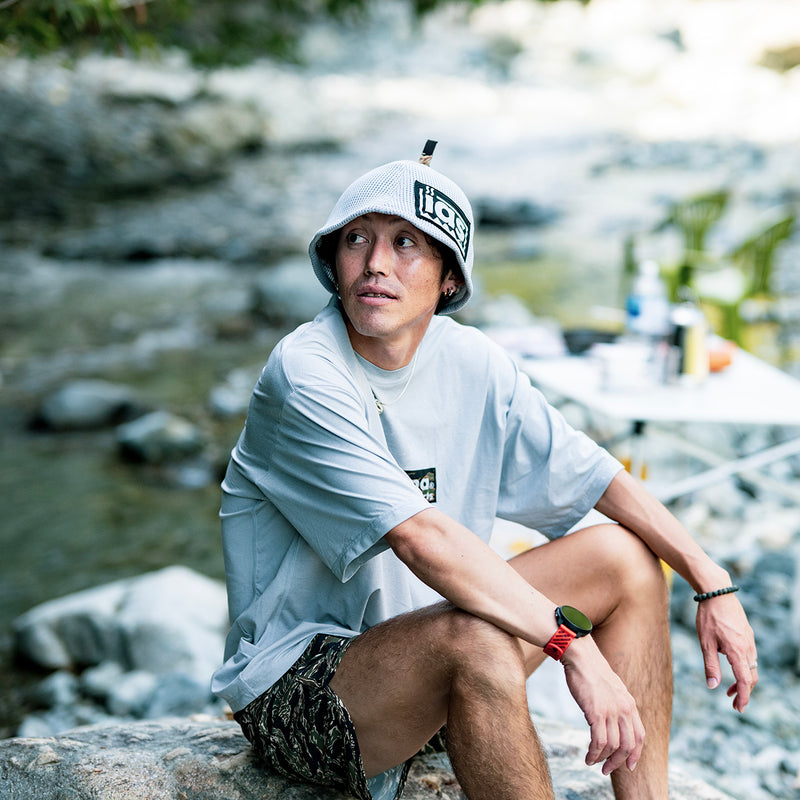 MMA I am Sauna Camo Logo Tee (Gray)