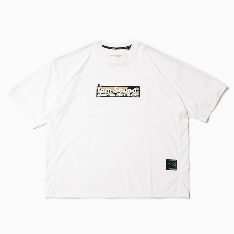 MMA I am Sauna Camo Logo Tee (White)