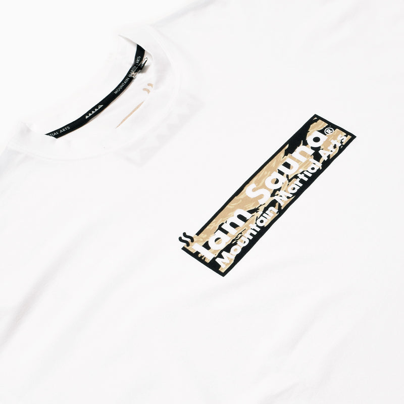 MMA I am Sauna Camo Logo Tee (White)