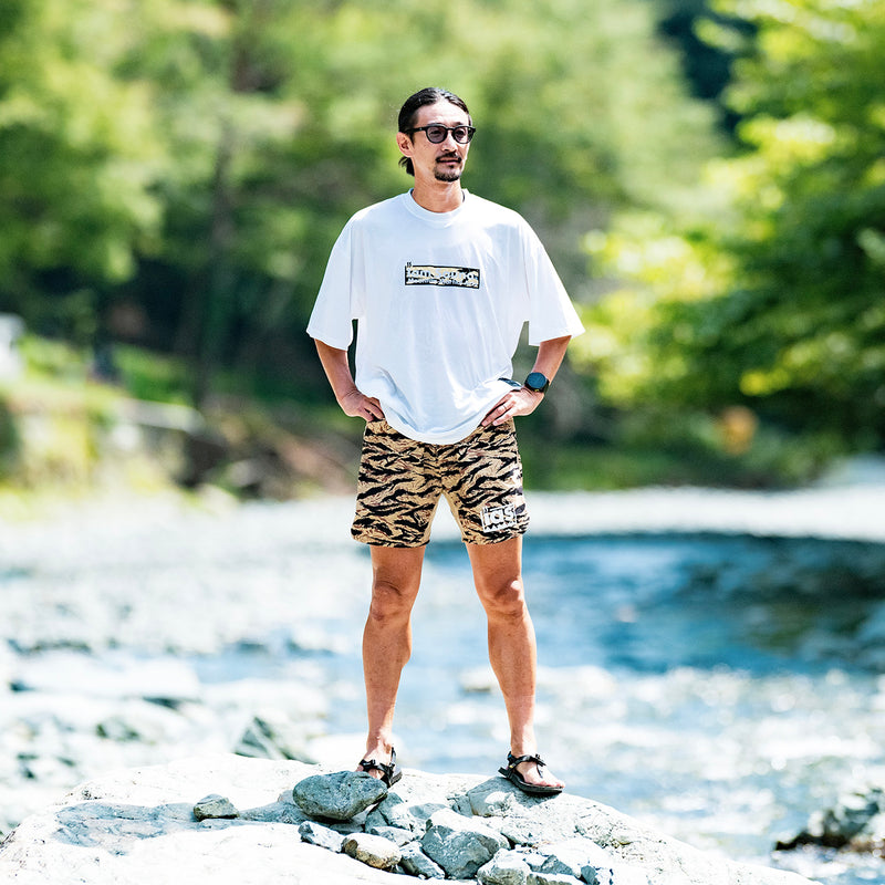 MMA I am Sauna Camo Logo Tee (White)