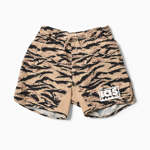 MMA I am Sauna Run&Sauna Shorts (Tiger Camo Beige)
