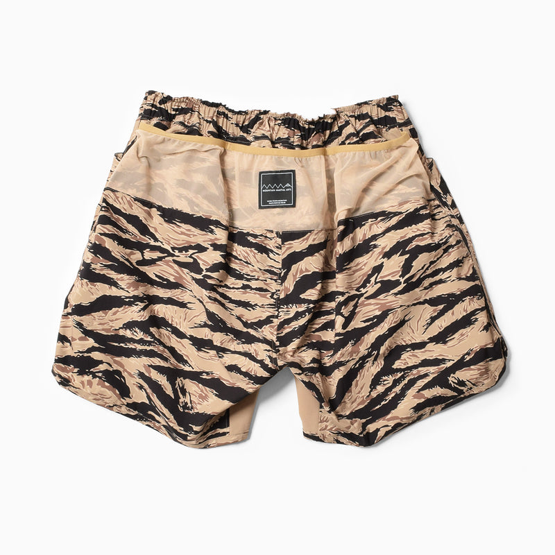 MMA I am Sauna Run&Sauna Shorts (Tiger Camo Beige)