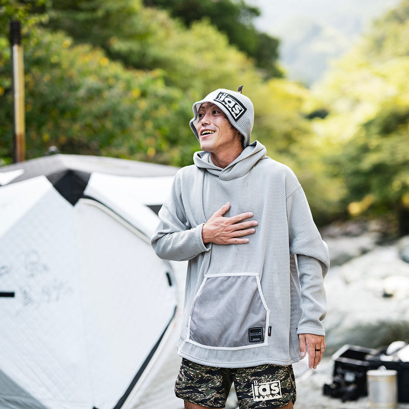 MMA I am Sauna POLARTEC®︎ Run&Sauna Poncho (Gray)