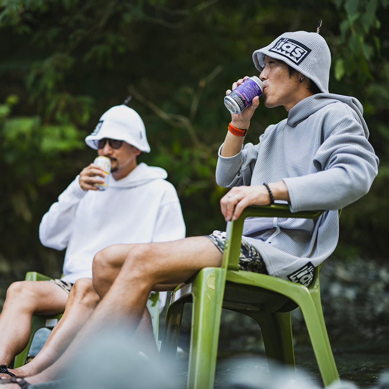 MMA I am Sauna POLARTEC®︎ Run&Sauna Poncho (White)