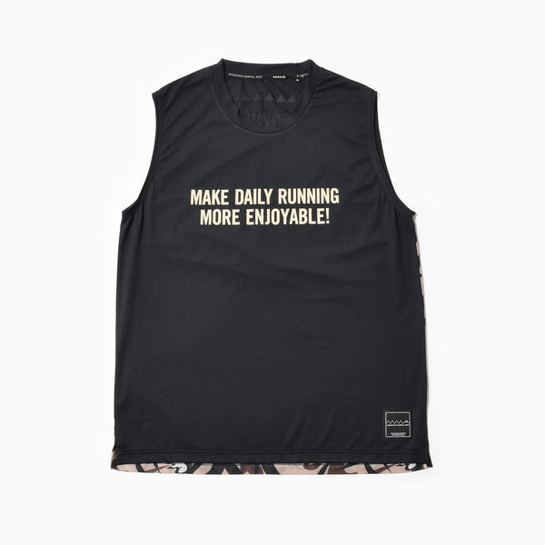 MMA_Takumi Okada Camo Sleeve-less (Black)