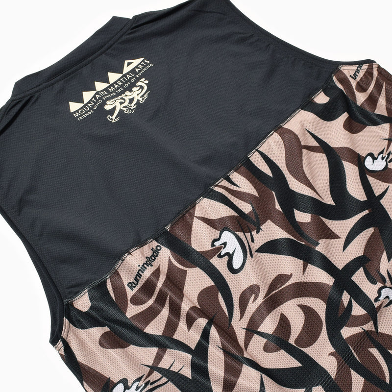 MMA_Takumi Okada Camo Sleeve-less (Black)