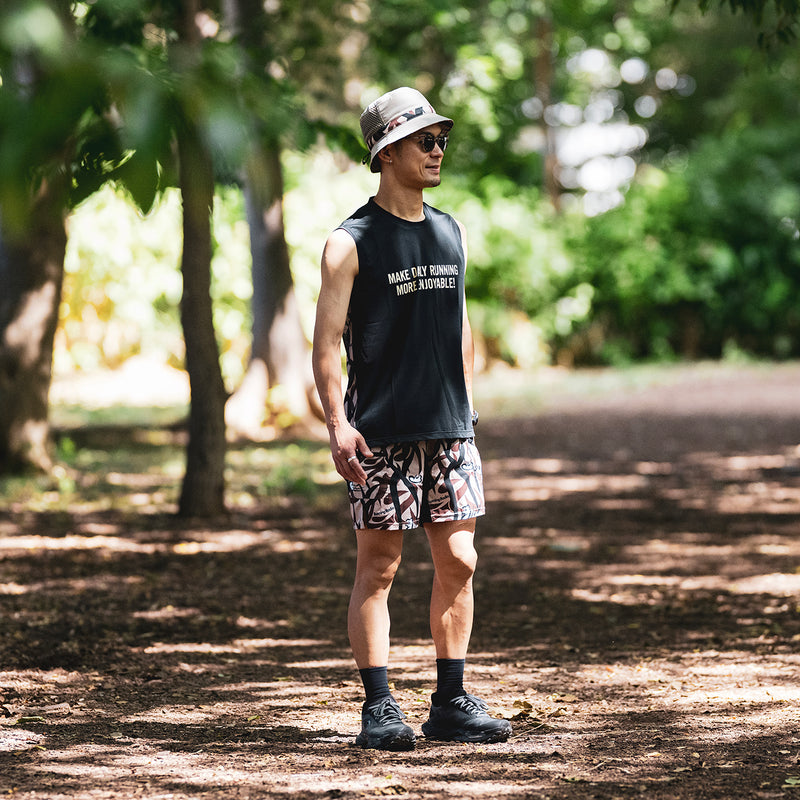 MMA_Takumi Okada Camo Sleeve-less (Black)