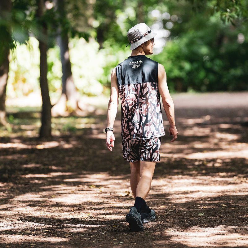 MMA_Takumi Okada Camo Sleeve-less (Black)