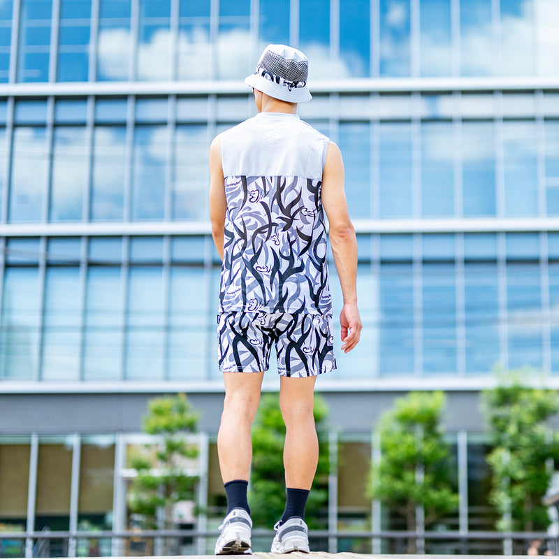 MMA_Takumi Okada Camo Sleeve-less (Gray)