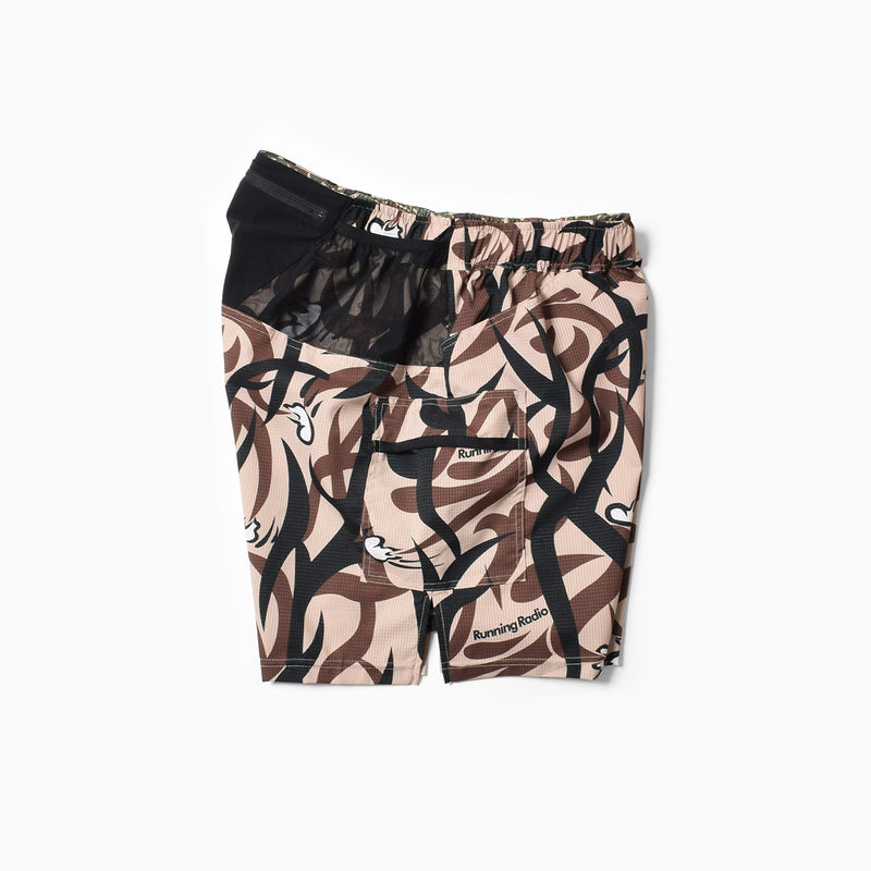 MMA_Takumi Okada Camo 7-pockets Shorts (Beige Camo)