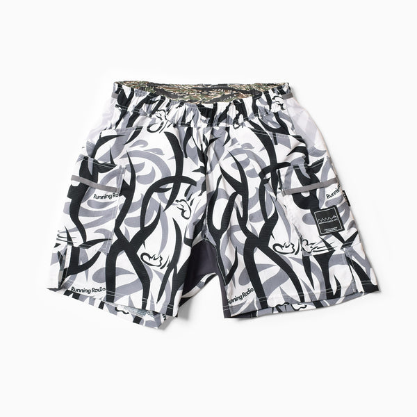 MMA_Takumi Okada Camo 7-pockets Shorts (Gray Camo)