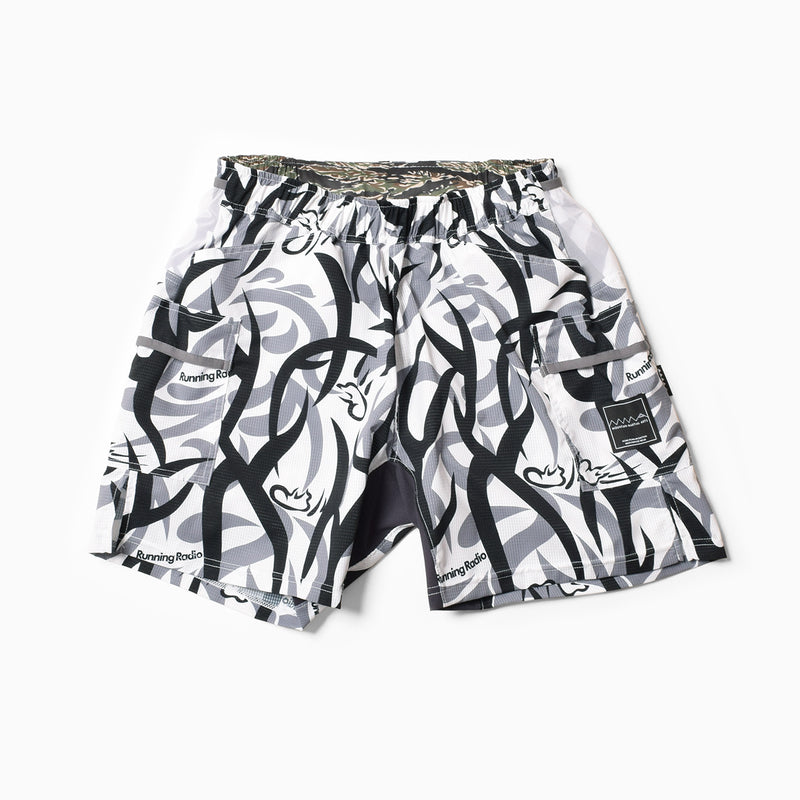 MMA_Takumi Okada Camo 7-pockets Shorts (Gray Camo)