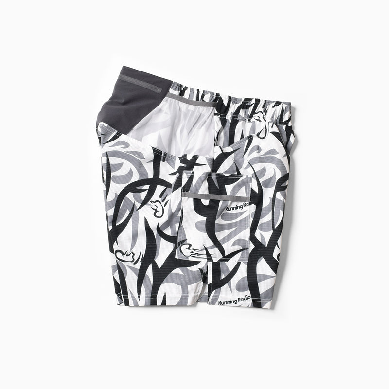 MMA_Takumi Okada Camo 7-pockets Shorts (Gray Camo)