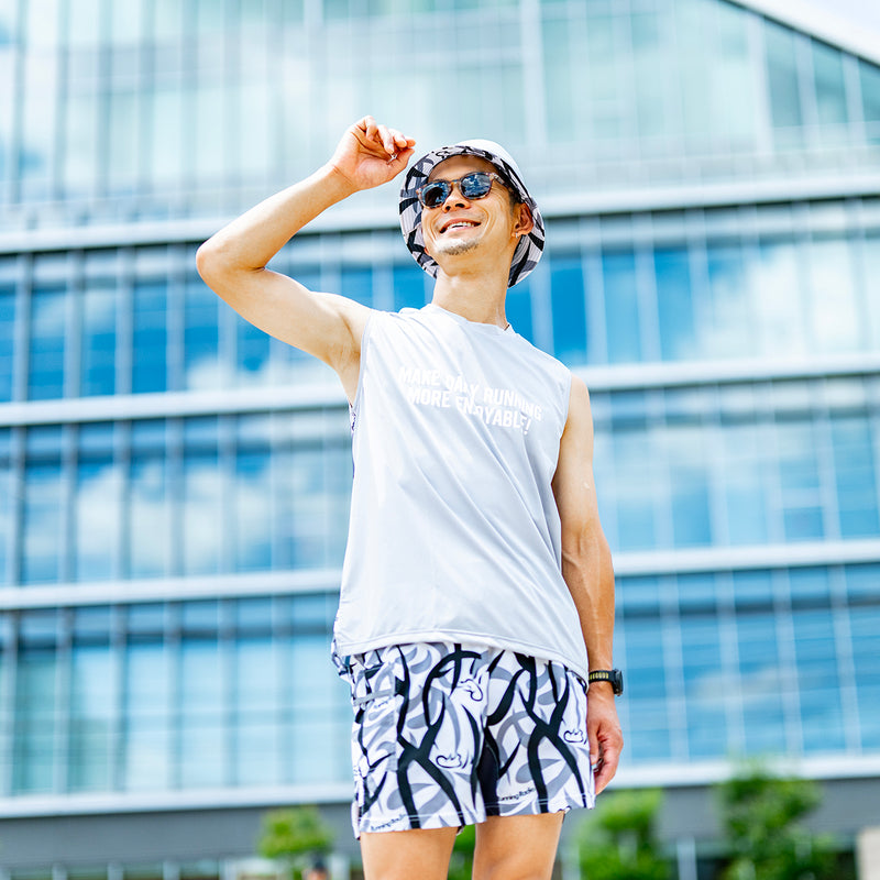 MMA_Takumi Okada Camo 7-pockets Shorts (Gray Camo)