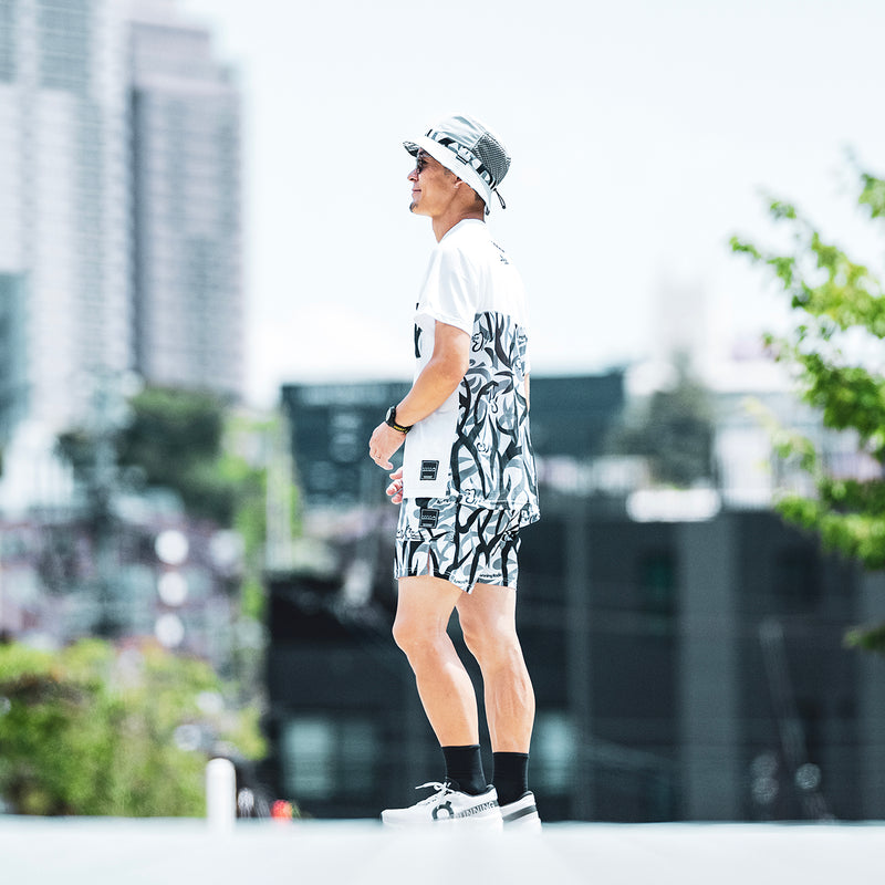 MMA_Takumi Okada Camo 7-pockets Shorts (Gray Camo)