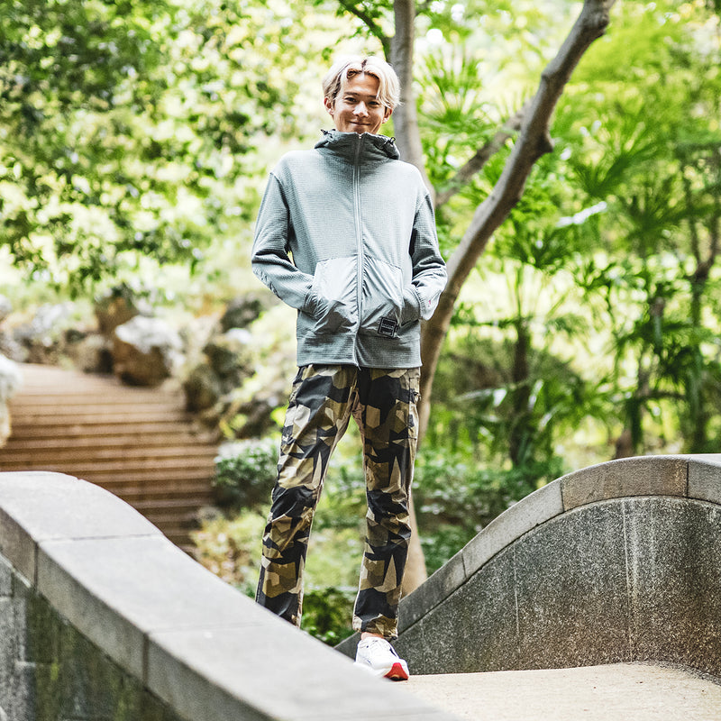 MMA POLARTEC® Power Grid Side Ventilation Hoodie (Gray)