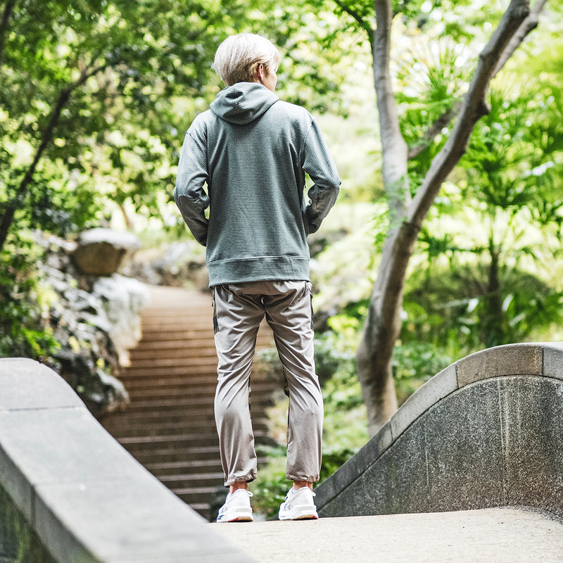 MMA POLARTEC® Power Grid Side Ventilation Hoodie (Gray)