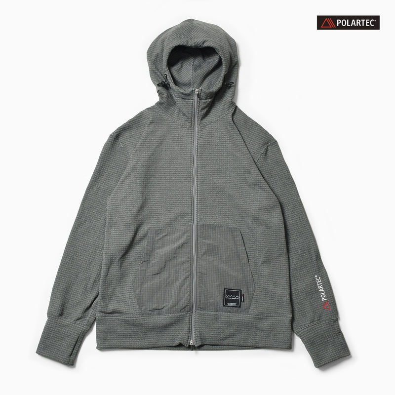 MMA POLARTEC® Power Grid Side Ventilation Hoodie (Gray)