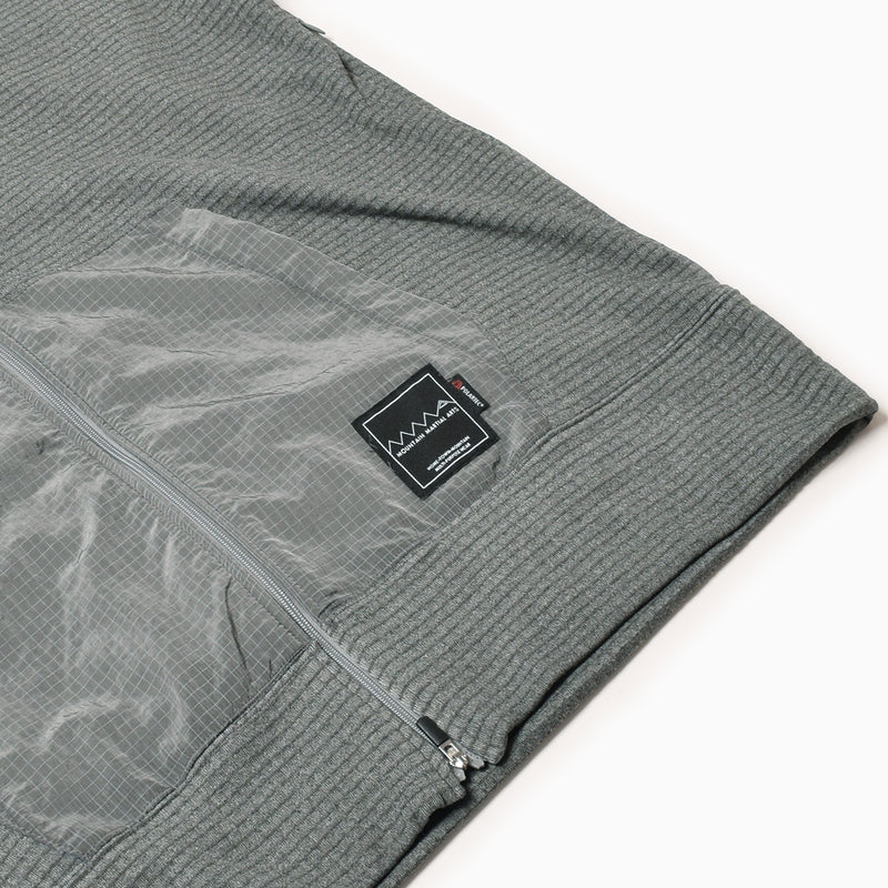 MMA POLARTEC® Power Grid Side Ventilation Hoodie (Gray)