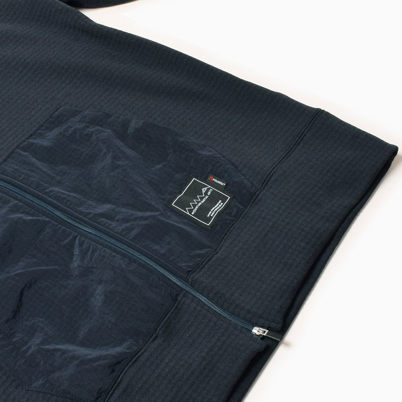 MMA POLARTEC® Power Grid Side Ventilation Hoodie (Navy)