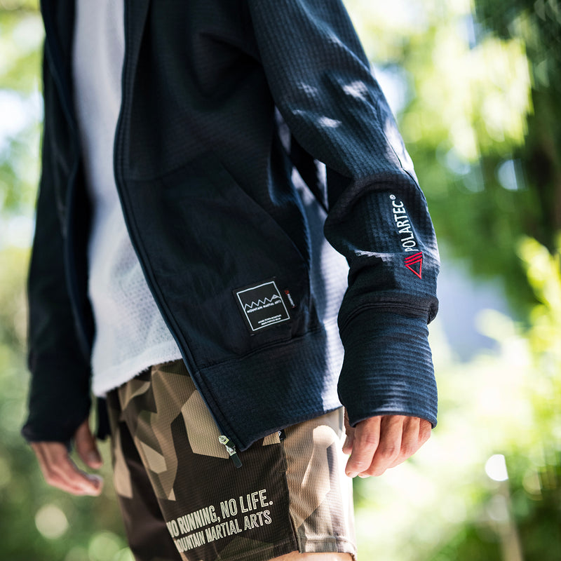 MMA POLARTEC® Power Grid Side Ventilation Hoodie (Navy)