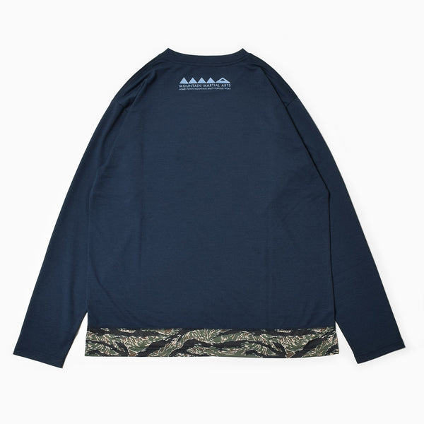 MMA Basic Pocket Long Tee (Navy)