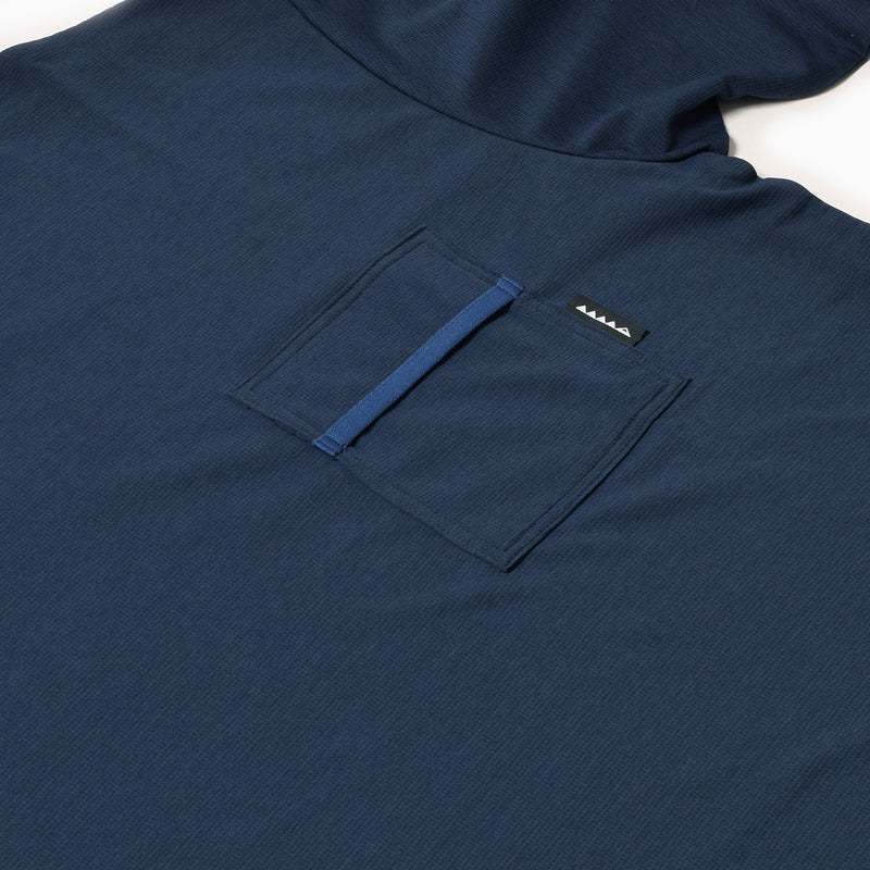 MMA Basic Pocket Long Tee (Navy)