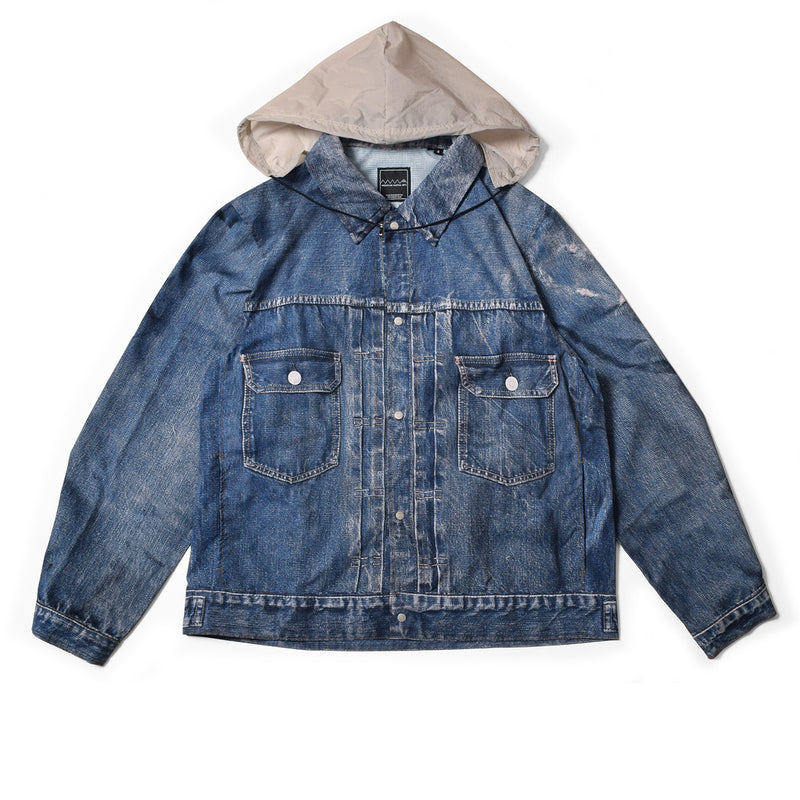 MMA Denim-print Wind Jacket (Denim 60) – MOUNTAIN MARTIAL ARTS TOKYO
