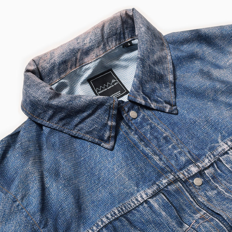 MMA Denim-print Wind Jacket (Denim 60) – MOUNTAIN MARTIAL ARTS TOKYO