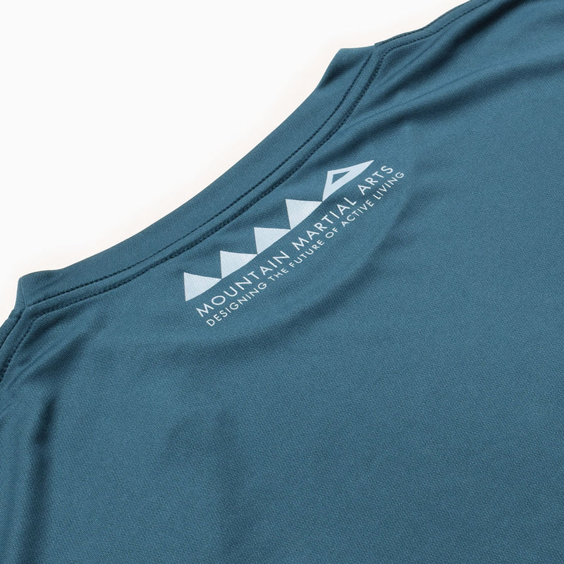 MMA POLARTEC® NRNL Run Tee (Turquoise) – MOUNTAIN MARTIAL ARTS TOKYO